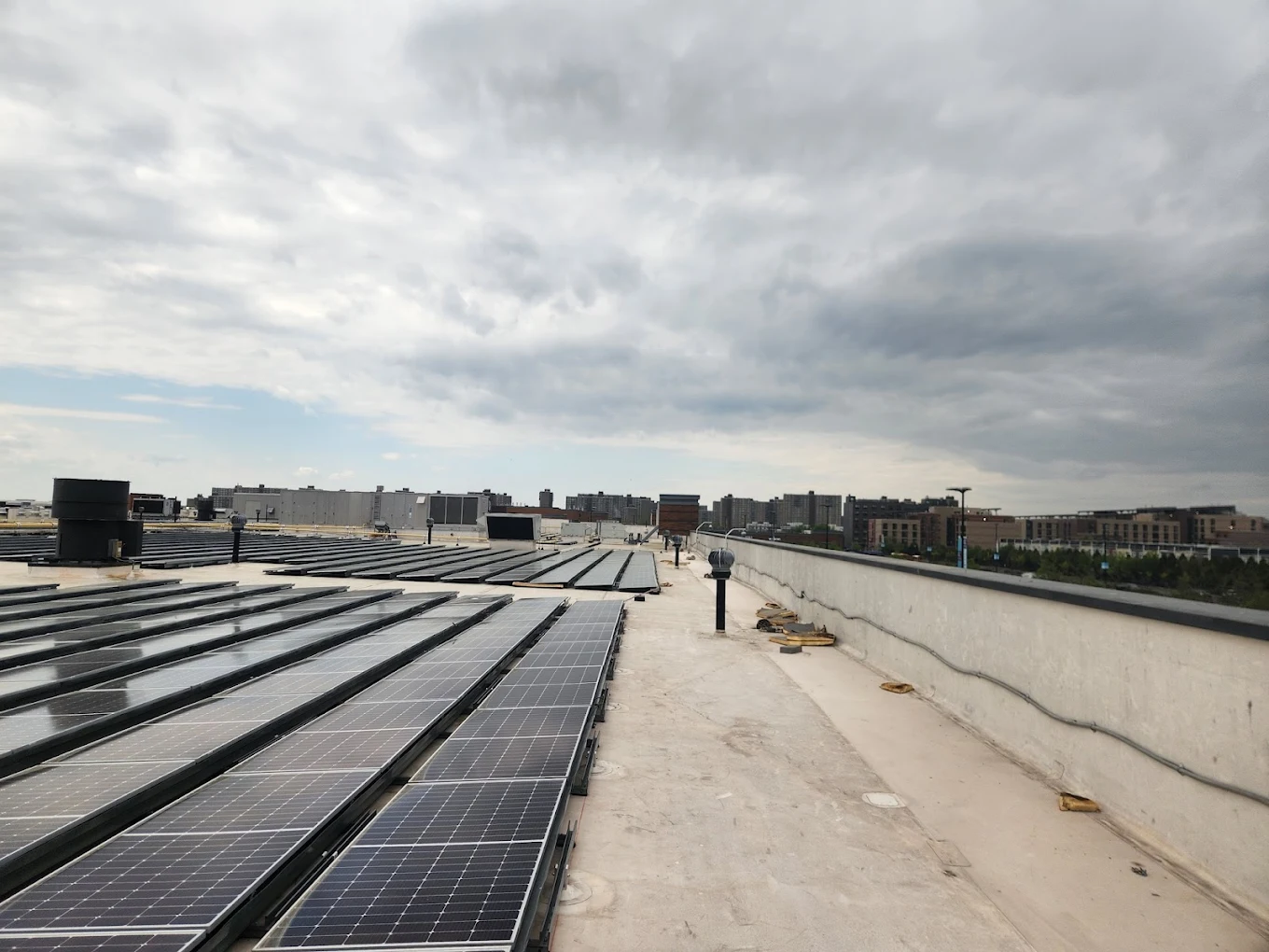 All-Star Roofing Inc. commercial flat roof project in Suffolk County, NY — EPDM membrane installation by Ron Taylor's team in Amity Harbor